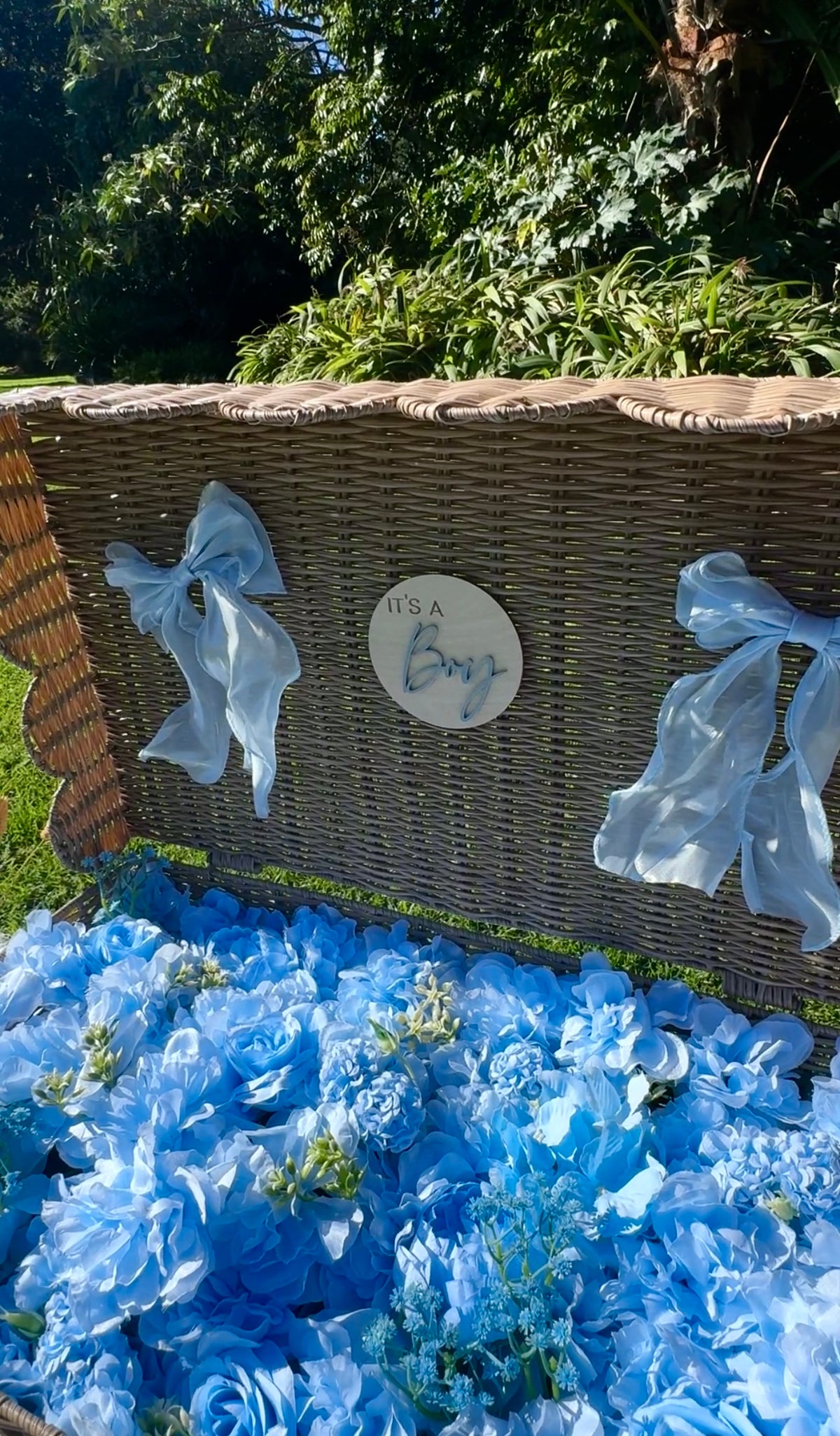 Gender Reveal Basket