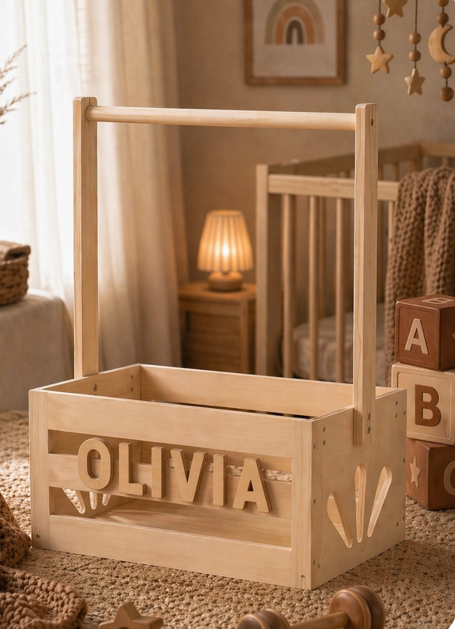 Personalised Wooden Gift Crate