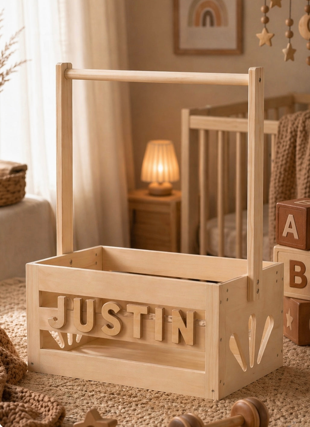 Personalised Wooden Gift Crate